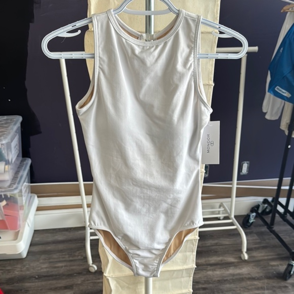 White Sleeveless Bodysuit